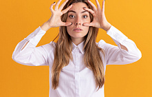 Один глаз больше другого